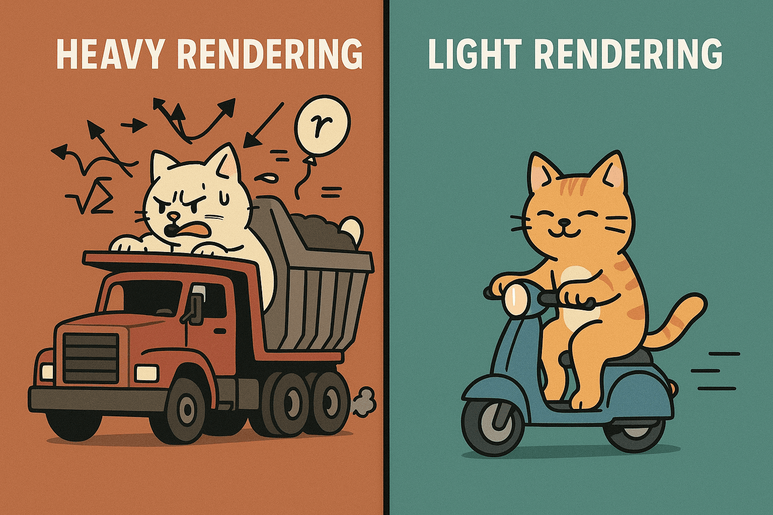 Heavy Rendering 與 Light Rendering:選得聰明,而不是選得辛苦 的封面圖